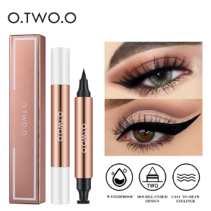 O.TWO.O كحل ختم أسود الكحل السائل القلم مقاوم للماء